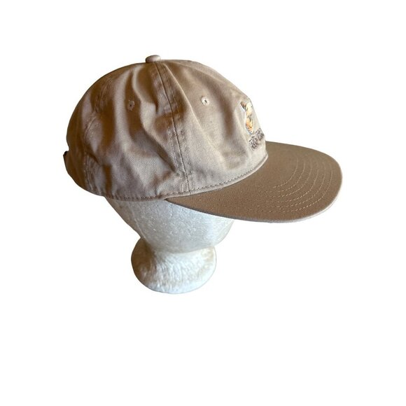 Disney Pooh Bear Embroidered Beige Cotton Baseball Cap - Picture 2 of 6